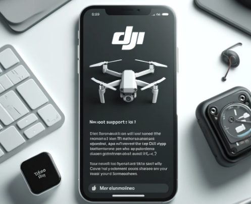 Notificação da DJI sobre a interrupção do suporte do aplicativo DJI Fly para iOS 12