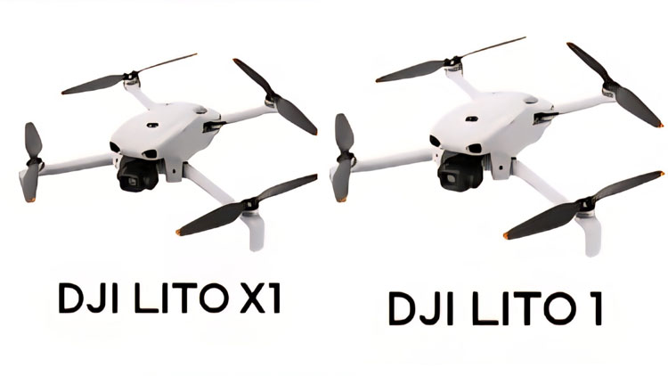 Atualização do DJI Lito 1 e Lito X1: novas imagens do produto vazadas.